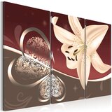  Slika - Abstraction with lily - triptych 90x60 Cijene