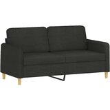 3-dijelni set sofa s jastucima crni od mikrovlakana | shoptok.hr