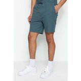 Trendyol Shorts - Blue - Normal Waist Cene