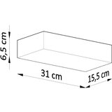 Nice Lamps Bela stenska svetilka Sarkan – | Shoptok.si