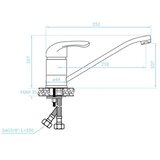 KUCHINOX Slavina za sudoper Pedro | shoptok.hr