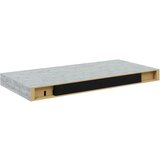  Plutajuće zidne police 4 kom boja betona 50 x 23 x 3,8 cm MDF | shoptok.hr