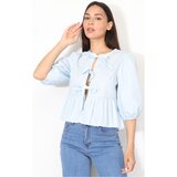 La Modeuse Srajce & Bluze 71361_P167760 Modra Cene