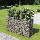  Gabionska sadilica od pocinčanog čelika 180 x 50 x 100 cm | Eponuda.com