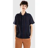Bunker Waffle Stripe Srajca washed navy stripe