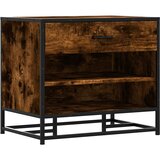  Klupa za cipele dimljeni hrast konstruirano drvo i metal | shoptok.hr