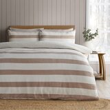 Catherine Lansfield Enojna posteljnina iz sherpa flisa v naravni barvi 135x200 cm Cosy Sherpa Stripe &amp;ndash; Slike