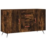  Komoda boja dimljenog hrasta 100 x 36 x 60 cm konstruirano drvo | shoptok.hr