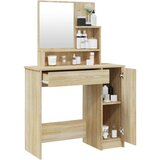  Toaletni stolić boja hrasta sonome 86,5 x 35 x 136 cm | shoptok.hr
