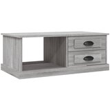 vidaXL Klubska mizica siva sonoma 90x50x35 cm inženirski les, (20714425) | Shoptok.si