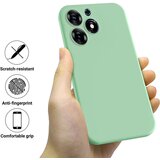 INORCO Za Tecno Spark 10 Pro tekoči silikonski ovitek za telefon z mehko podlogo, odporen proti padcem hrbtni pokrov, (22034723) | Shoptok.si