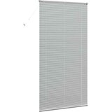 vidaXL Zavjesa za prozor sa zavjesama Ostalo Srebrna 110 x 220 cm Aluminij | shoptok.hr