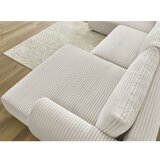 Bobochic Paris Krem sklopiva kutna garnitura od samta (s desnim kutom/u obliku slova "U") Lucien – | shoptok.hr