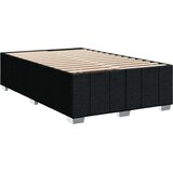 vidaXL Box spring postelja z vzmetnico črna 120x190 cm blago | Shoptok.si