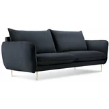 Cosmopolitan Design antracit siva baršunasta sofa Florence, 160 cm