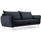 Cosmopolitan Design Antracitno siva žametna zofa Florence, 160 cm | Shoptok.si