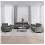 vidaXL 3-dijelni set sofa s jastucima tamnosivi od tkanine Cijene
