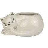 Sass & Belle Keramička ukrasna tegla za cvijeće Sleeping Cat – Cijene