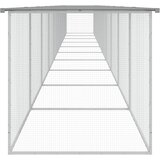  Kavez za kokoši s krovom svjetlosivi 1003x98x90 cm čelični | Eponuda.ba