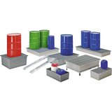 Cemo Talna prestrezna kadica iz fiberglasa, 4 x 200-l sod, brez dovoljenja, brez mrežaste rešetke | Shoptok.si