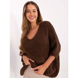 Italy Moda Sweater-IT-SW-7703.70-brown | shoptok.hr