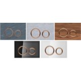 Geberit Sigma50 Round tipka za dvokoličinsko ispiranje bela/roze zlato/bela - staklo 115.650.SI.1 | Eponuda.com