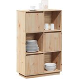  Visoka komoda 74 x 35 x 117 cm od masivne borovine | shoptok.hr