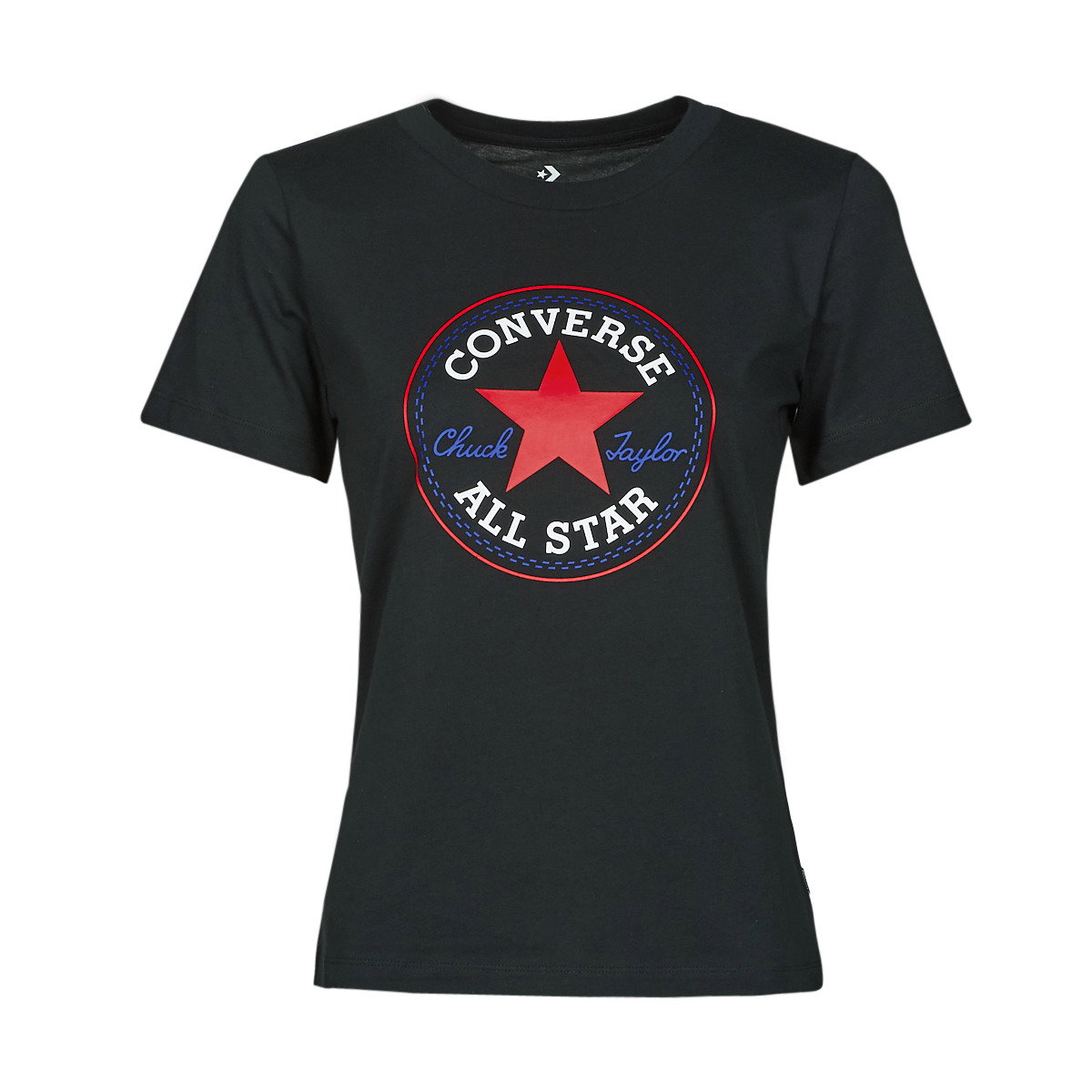 Converse Majice s kratkimi rokavi Chuck Patch Classic Tee Črna | Shoptok.si