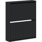  Ormar za cipele na zidu ZWOLLE 71 x 17 x 86 cm Crna | shoptok.hr