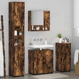  Set namještaja za kupaonicu 4 kom. Dimljeni hrast | shoptok.hr