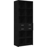  Ormar sa policama Crni hrast 70 x 42,5 x 225 cm | shoptok.hr