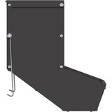 Hranilica za zečeve Crna 17,5 x 26 x 28,5 cm | shoptok.hr