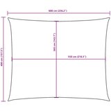  Jedro protiv sunca od tkanine Oxford pravokutno 4 x 6 m smeđe | shoptok.hr