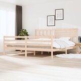 vidaXL Okvir za krevet od masivnog drva 200 x 200 cm Cijene