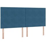  s madracem i skladištem Tamno plava 200 x 200 cm Baršun | shoptok.hr