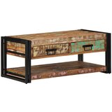 vidaXL Višebojni stolić za kavu 90x50x38 cm puno drvo obrađeno Cijene