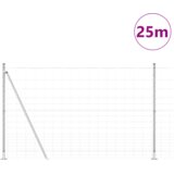 vidaXL Ograda za polje 1.5x25 m pocinčani čelik | shoptok.hr
