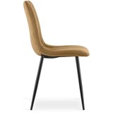 Lava stolica - smeđi baršun / crne noge x 3 | shoptok.hr