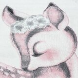 Ben'n'jen Otroška Preproga Bambi, Svetlo Siva, Roza, 120x170cm | Shoptok.si