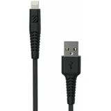 , Strikeline heavy-duty kabel USB-A na lightning, 1.2m, sivi