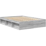  Okvir kreveta siva boja hrasta 120 x 190 cm mali bračni | shoptok.hr
