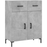 Maison Chic Komoda - Predalnik betonsko siva 69,5x34x90 cm inženirski les, (21722645) | Shoptok.si