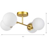  brilagi - plafonski visilica malony 4xE14/20W/230V zlatni | Eponuda.com