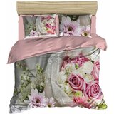  113 pinkgreenwhite double quilt cover set | ePonuda.com