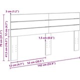  Uzglavlje 140 cm Masivno drvo Hrast | Eponuda.com