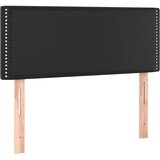  Box spring postelja z vzmetnico LED črna 80x200 cm umetno usnje, (20724741) | Shoptok.si