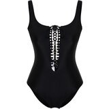Trendyol Black Square Neck Accessory Swimsuit | shoptok.hr