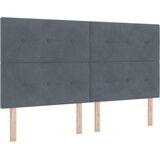  s opruga kutije Tamno siva 180 x 200 cm Baršun | shoptok.hr