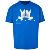 Lost Youth Majica 'Dove' kraljevo modra / siva / bela