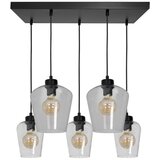  Luster na sajli SANTIAGO 5xE27/60W/230V proziran | Eponuda.com